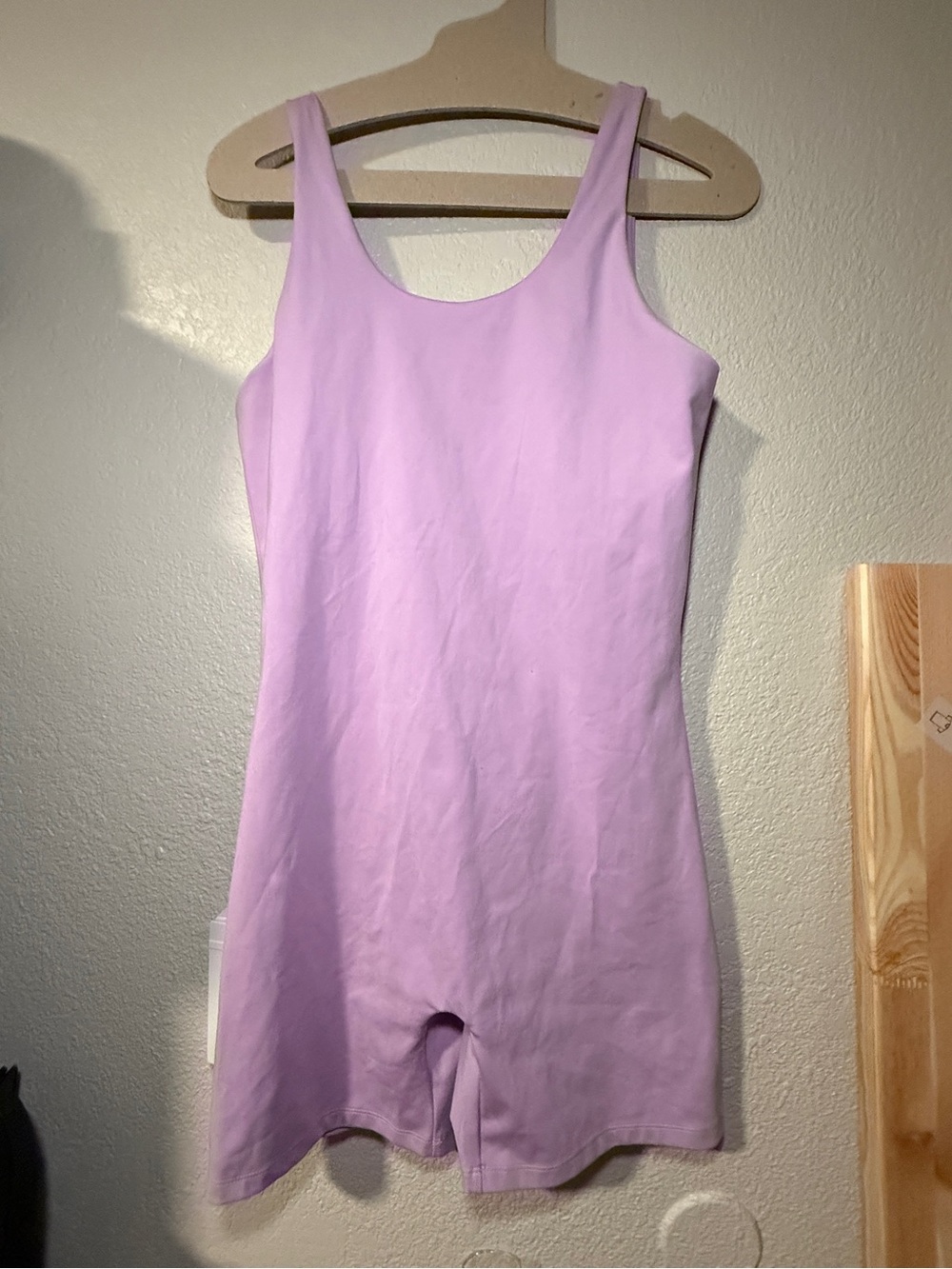 girlfriend collective Lilac/lavender One-Piece Bodysuit